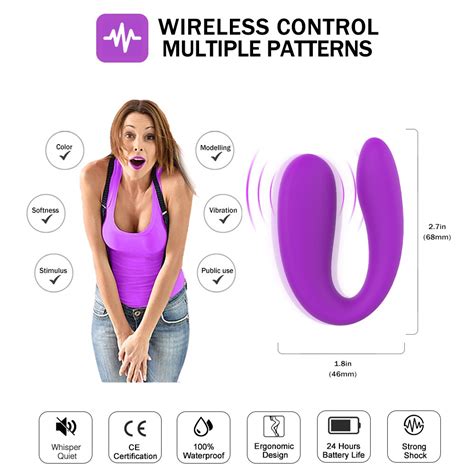 Aliexpress Com Buy U Shape G Spot Vibrator Vaginal Anal Vibrator