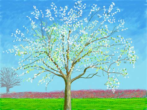 David Hockney The Arrival Of Spring Ra London Begins At 40