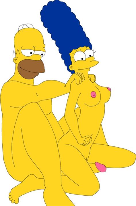 Rule 34 Breasts Color Female Homer Simpson Human Male Marge Simpson