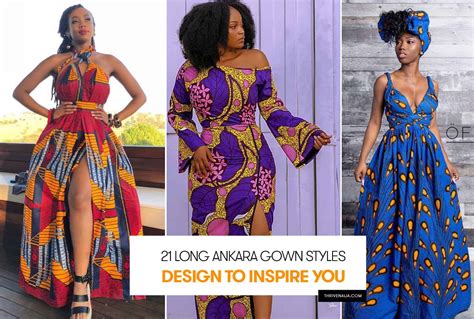30 Beautiful Ankara Long Gown Styles Design 2019 Thrive Naija