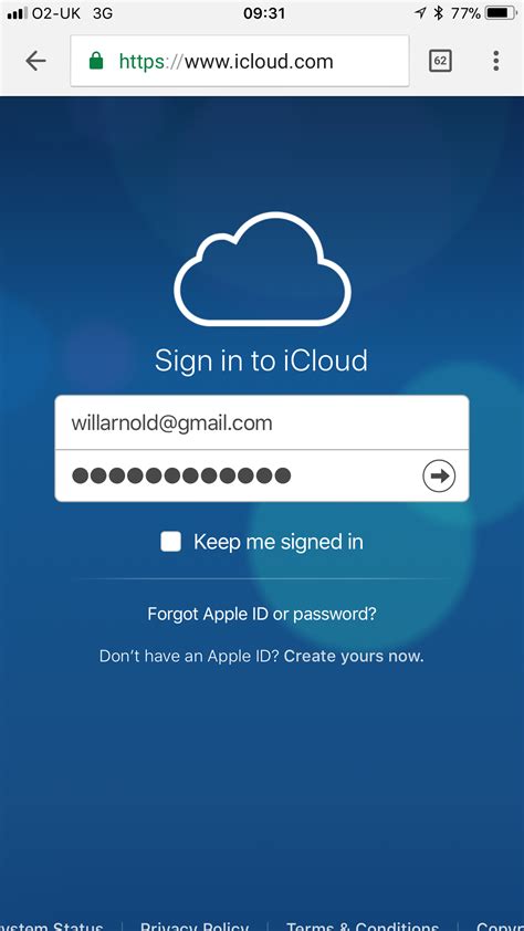 Iphone, ipad, mac, or signing up uses your apple id details, so if you don't already have an apple id, create a new apple id account now or follow the prompts to create one as. iCloud LogIn