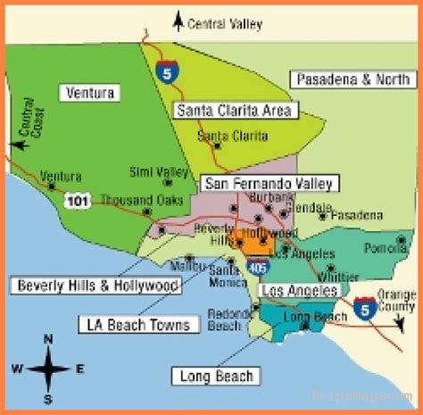 Map Of Los Angeles Where Is Los Angeles Los Angeles Map English