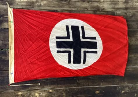 1943 Dated Balken Cross Luftwaffe Afrika Korps Recognition Ww2 Flag