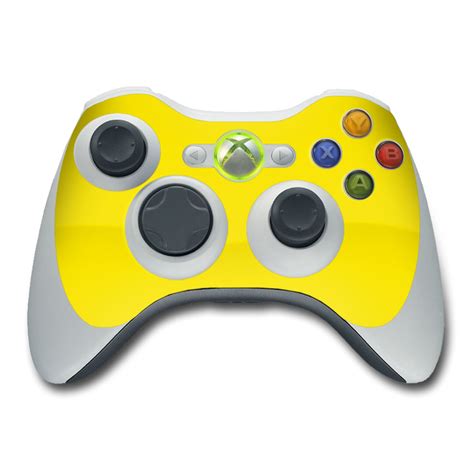 Solid State Yellow Xbox 360 Controller Skin Istyles