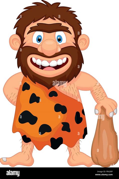 Funny Caveman Cartoon Stock Vector Image And Art Alamy