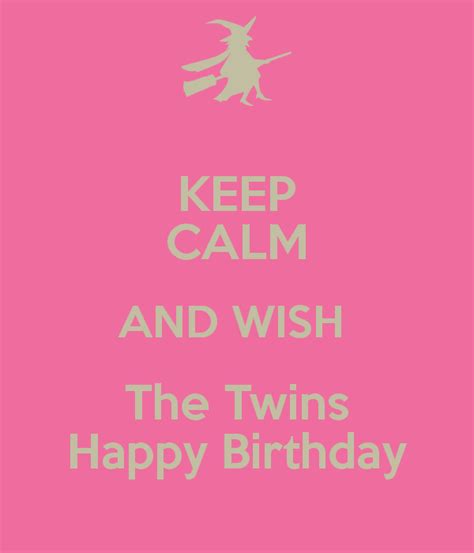 Wish The Twins Happy Birthday