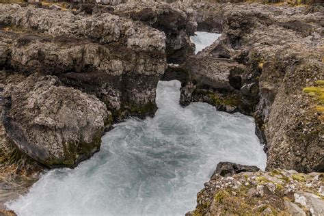 Barnafossar Waterfall In Iceland 5125404 Stock Photo At Vecteezy