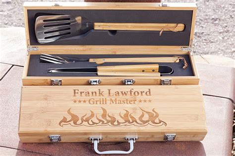 If you are interesting in our tool box set, hand tool box, welcome to pm us. Amazon.com: Personalized Bamboo BBQ Gift Set, Grilling ...