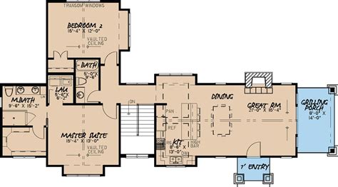 Craftsman Style House Plan 2 Beds 3 Baths 1921 Sqft Plan 923 23