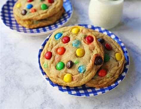 Soft M And M Cookies Modern Honey Cookie Recipes Crispy