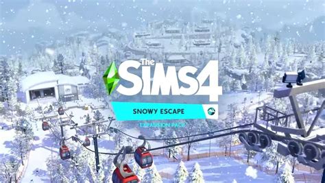 The Sims 4 Gets Trailer For Snowy Escape Expansion Pack