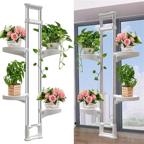 Indoor Plant Stand Flowers Pot Display Rack Shelf Window Decor Height