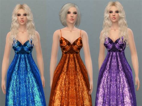 The Sims Resource Evening Gown By Tatyaana Name • Sims 4 Downloads