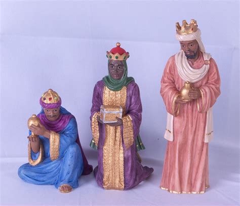 Three Kings African American Nativity Scene The Black Art Depot