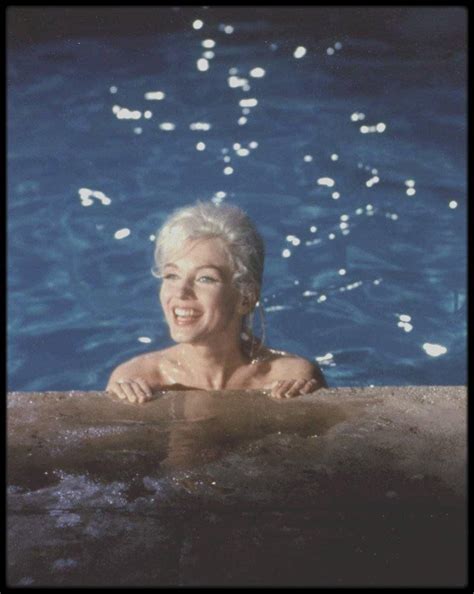 1962 Marilyn lors du tournage de Something s got to give scène de