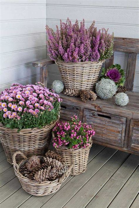 Potted plants don't have to take up floor space. Welcome Spring: 17 Great DIY Flower Pot Ideas for Front Doors