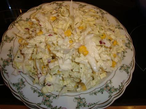 Chinakohl - Mais - Salat Rezept mit Bild