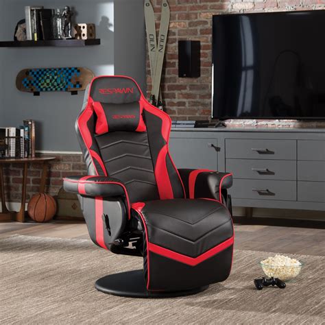 Respawn 900 Racing Style Gaming Recliner Leather Red In 2021 Gaming