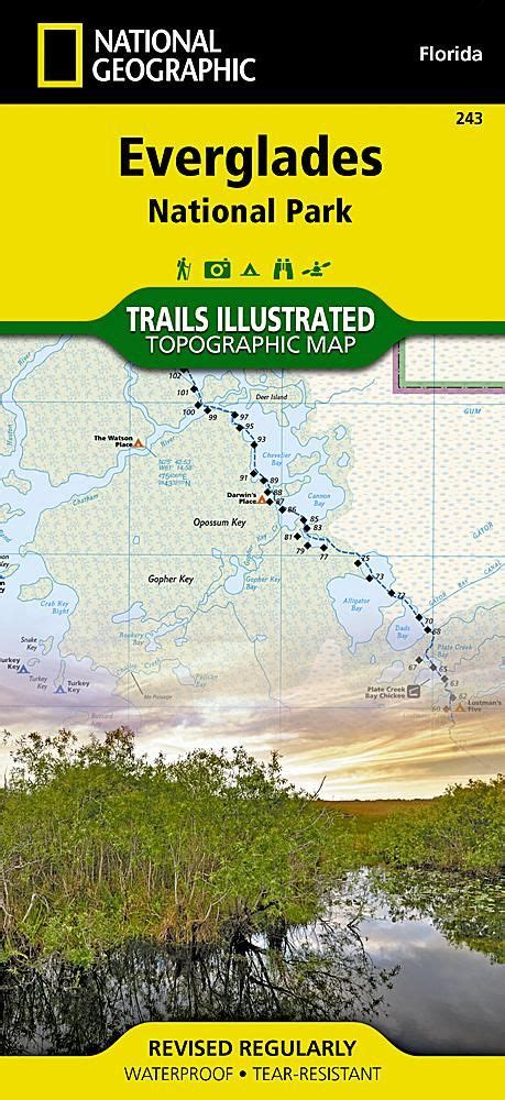 Everglades National Park Map 243 By National Geographic Maps