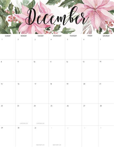 Welcome December Free December 2019 Printable Calendar • The