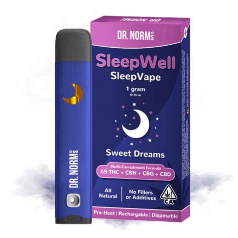 Dr Norms Sleepwell Cannabis Vape And Elderberry Gummies For Better Sleep