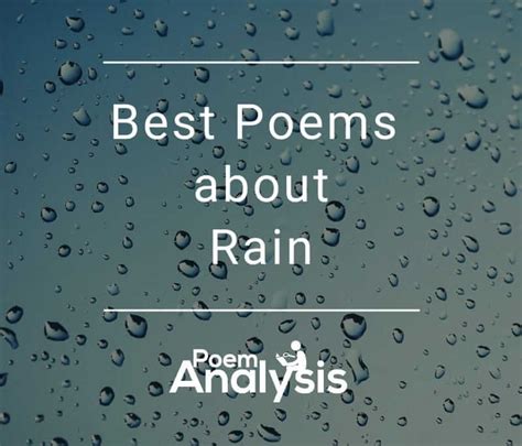 10 Of The Best Poems About Rain Every Poet Lover Must Read