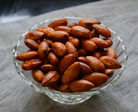 Oven Roasted Almonds Recipe Vegetarian Paleo Recipes Gayathris
