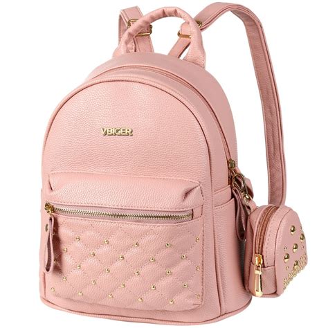 Generic Women Girl Backpack Rucksack Travel Pu Leather Backpack Shoulder Bag Handbag School