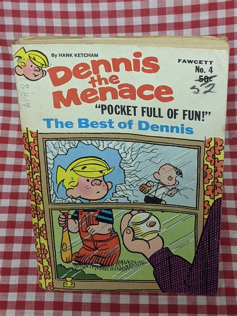 Vintage Dennis The Menace Pocket Full Of Fun Comics Etsy