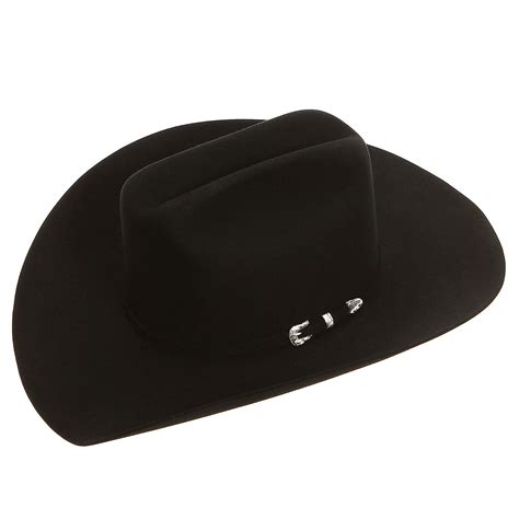 Stetson Black Lariat 5x Fur Cowboy Hats