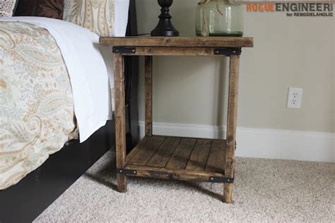 Simple Square Side Table Free Diy Plans Rogue Engineer