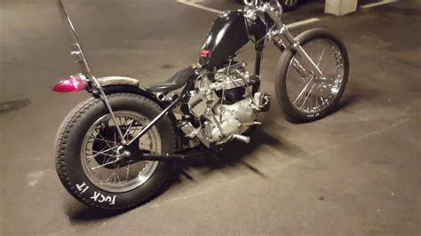 Triumph Bonneville 1967 Hardtail Chopper Youtube