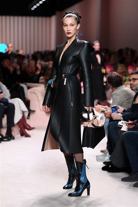 Bella Hadid Walks The Runway At Fendi Fashion Show F W 2020 During