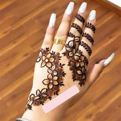 Royal Finger Mehndi Design Best Simple Finger Mehndi Design