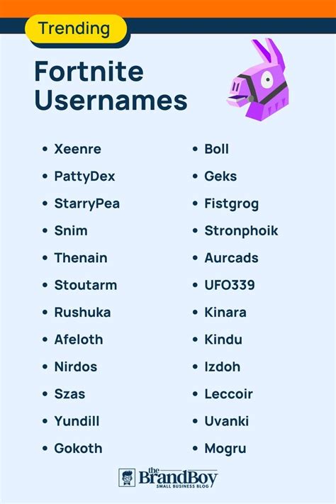 Fortnite Usernames 800 Catchy And Cool Names Small Business Blog