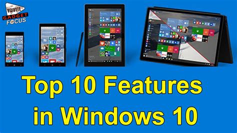 Top 10 Awesome New Features In Windows 10 Youtube