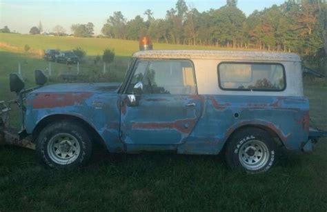 Rare Barn Find 1965 International Scout Model 80 Sno Star W Factory