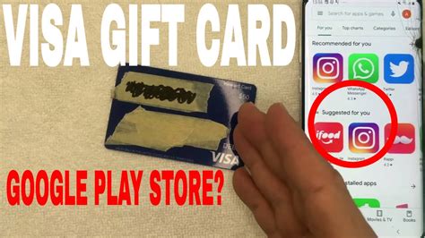 Can You Use Visa Debit Gift Cards On Google Play Store YouTube