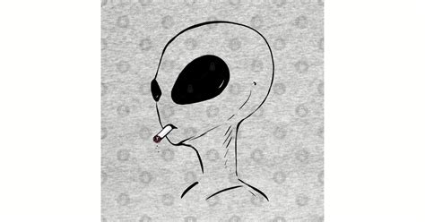 Smoking Alien Alien Posters And Art Prints Teepublic