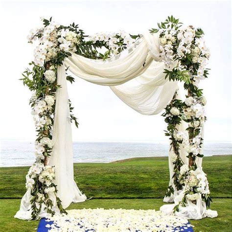 This romantic wedding canopy is the perfect way to add elegance to your wedding decor and dress up an outdoor wedding. 22 Creative Wedding Chuppah Ideas | Wedding chuppah ...