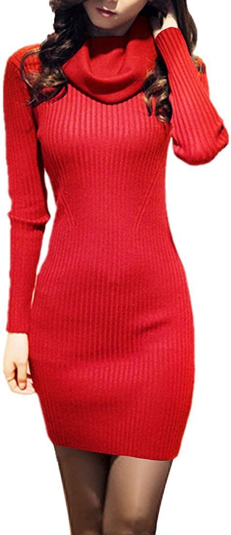 V28 Women Cowl Neck Knit Korea Stretchable Long Sleeve Slim Fit Sweater