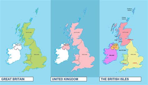What Is The Difference Between Uk England And Great Britain Map Of