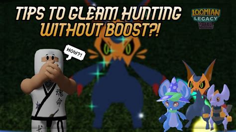 Loomian Legacy Tips To Gleam Hunt Without Boost Youtube
