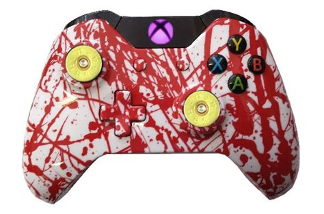 Zombie Blood Splatter Hydro Dipped Xbox One Wireless Controller With