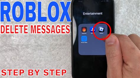 How To Delete Roblox Messages 🔴 Youtube