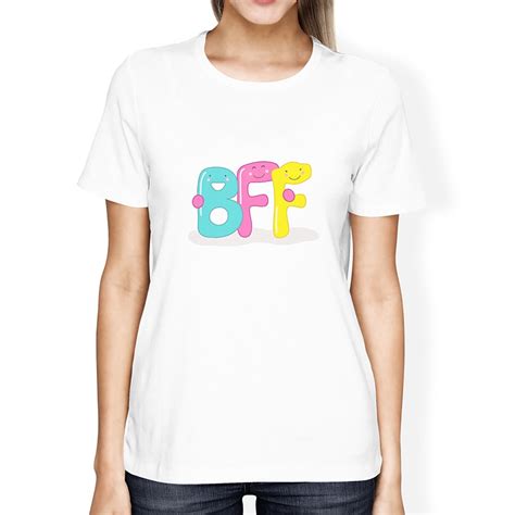 Lus Los 2019 New Summer Best Friends T Shirt Print Letter Bff Women T