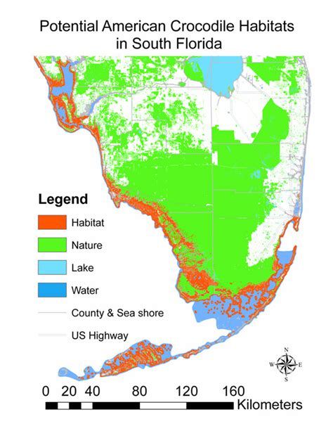 Crocodiles In Florida Map Tyler Texas Zip Code Map