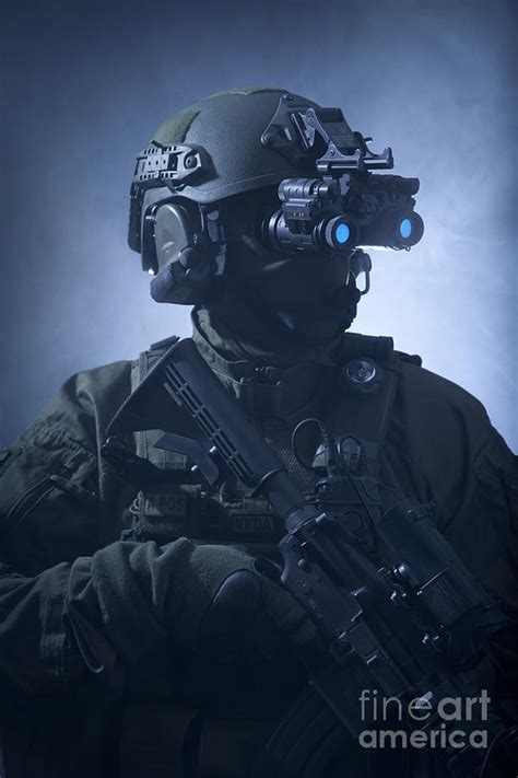 Special Operations Forces Soldier Photograph By Tom Weber
