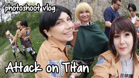 Attack On Titan Group Cosplay Photoshoot Vlog Youtube