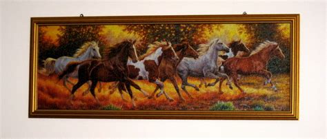 Create, play, share jigsaw puzzles and compete with other users. How To Frame A Jigsaw Puzzle - Horses On The Wall DIY Home ...
